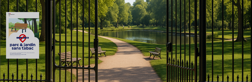 parc et jardin sans tabac